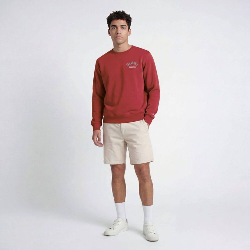 NCAA Oklahoma Sooners Champion Crew Neck Sweatshirt - M